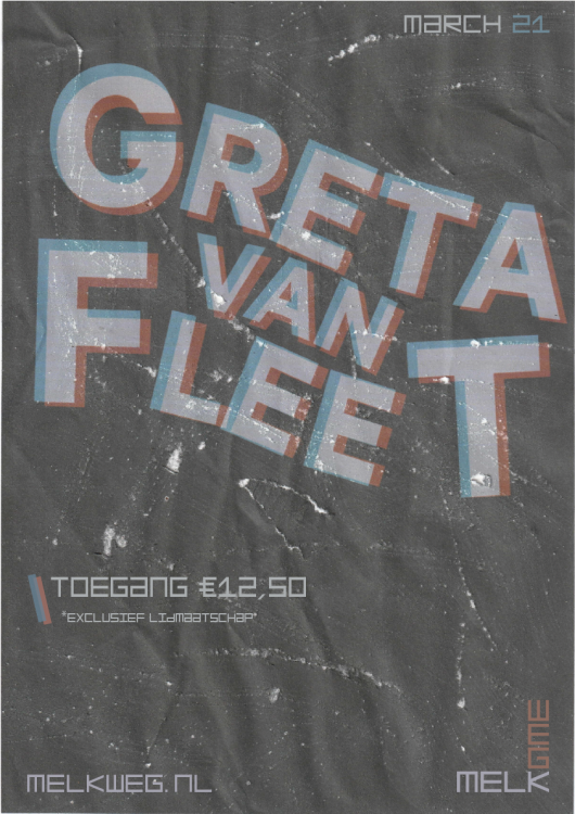 Artiest poster - Greta van Fleet